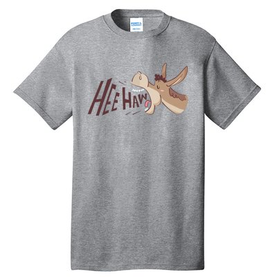 Hee Haw Funny Donkey Laughs Tall T-Shirt