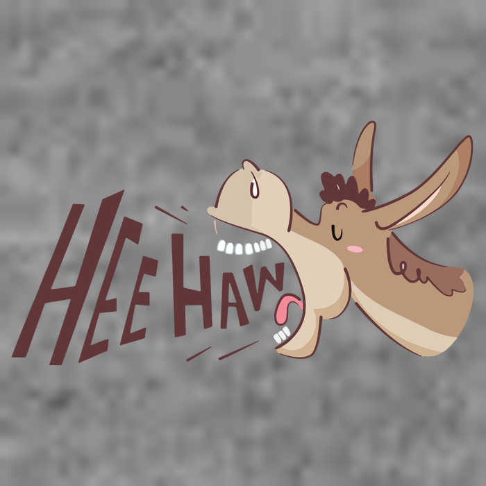 Hee Haw Funny Donkey Laughs Tall Hoodie