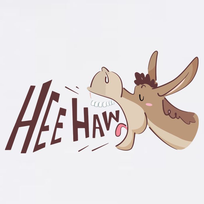Hee Haw Funny Donkey Laughs Garment-Dyed Sweatshirt