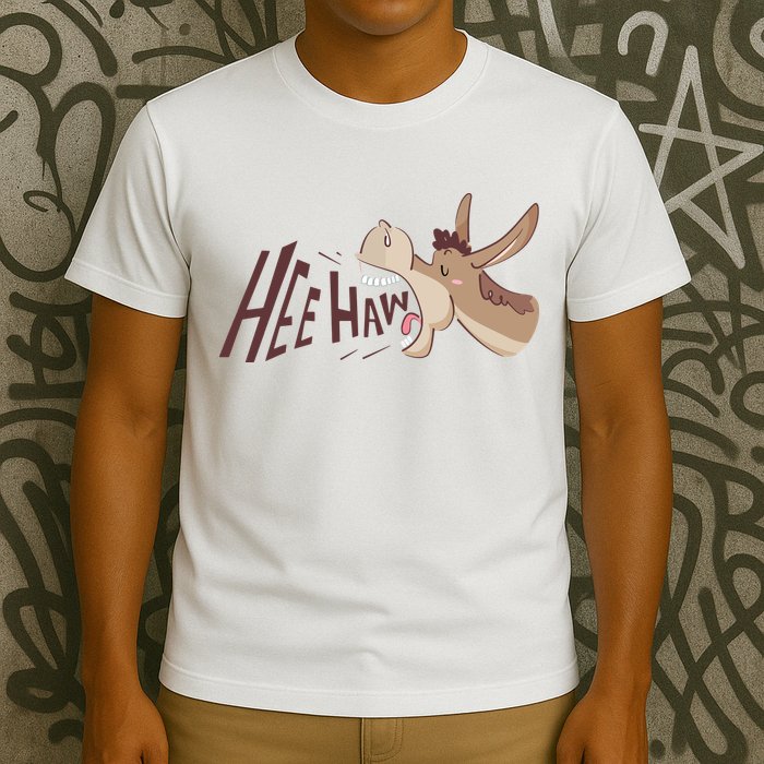 Hee Haw Funny Donkey Laughs T-Shirt
