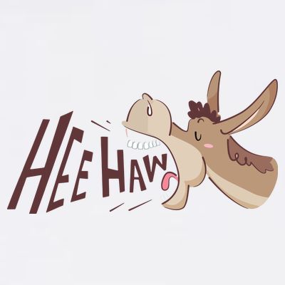 Hee Haw Funny Donkey Laughs T-Shirt
