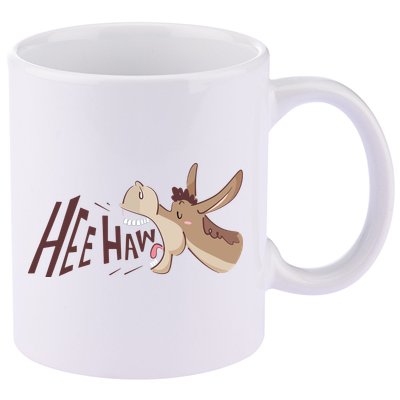 Hee Haw Funny Donkey Laughs 11oz C Handle Ceramic Mug