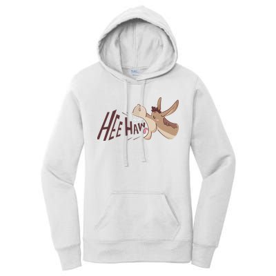 Hee Haw Funny Donkey Laughs Women's Pullover Hoodie
