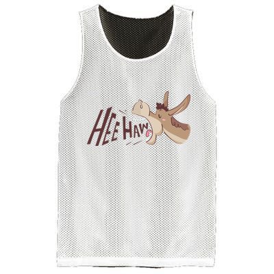 Hee Haw Funny Donkey Laughs Mesh Reversible Basketball Jersey Tank