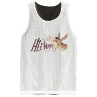 Hee Haw Funny Donkey Laughs Mesh Reversible Basketball Jersey Tank