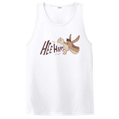 Hee Haw Funny Donkey Laughs PosiCharge Competitor Tank