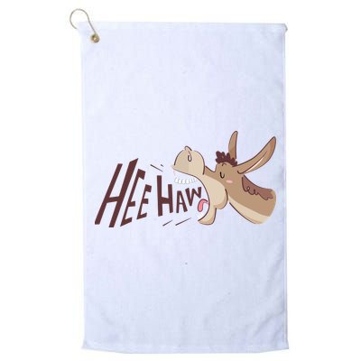 Hee Haw Funny Donkey Laughs Golf Towel
