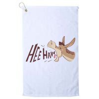 Hee Haw Funny Donkey Laughs Golf Towel