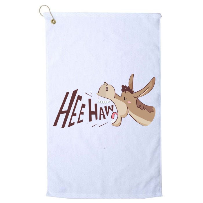 Hee Haw Funny Donkey Laughs Golf Towel