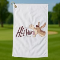 Hee Haw Funny Donkey Laughs Golf Towel