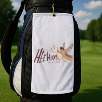 Hee Haw Funny Donkey Laughs Golf Towel
