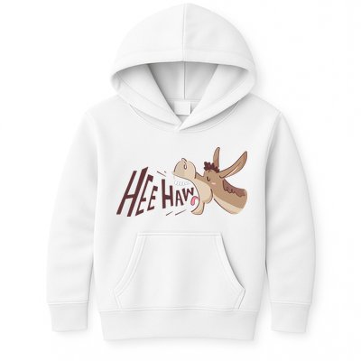 Hee Haw Funny Donkey Laughs Kids Hoodie