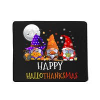 Happy Hallothanksmas Gnomes Halloween Christmas Thanksgiving Mousepad