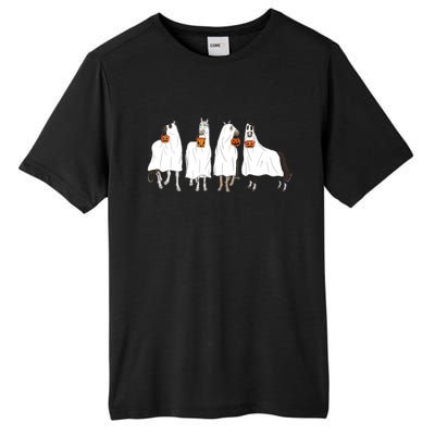 Halloween Horse Ghost Boo Cowboy Western Spooky Season Tall Fusion ChromaSoft Performance T-Shirt