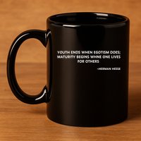 Hermann Hesse Gertrude Book Quote 11oz C Handle Ceramic Mug