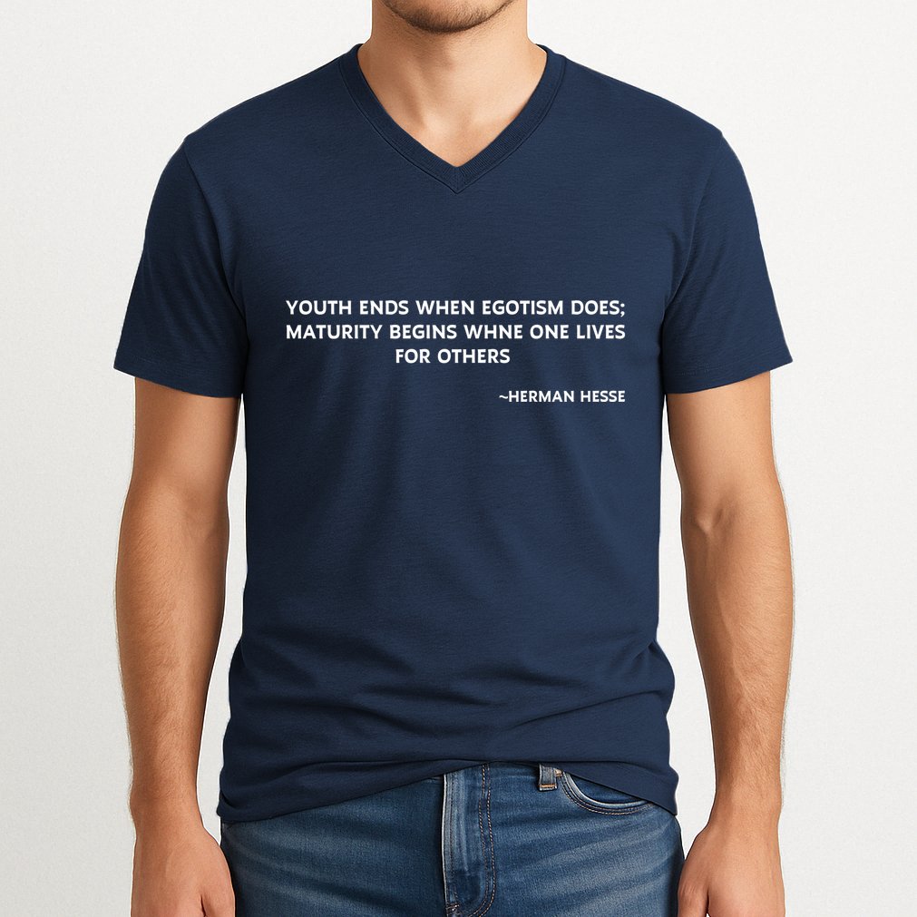 Hermann Hesse Gertrude Book Quote V-Neck T-Shirt
