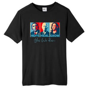 Hope Heal Grow Yes We Kam President Democrat Election Tall Fusion ChromaSoft Performance T-Shirt