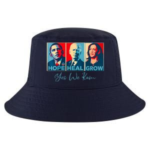 Hope Heal Grow Yes We Kam President Democrat Election Cool Comfort Performance Bucket Hat