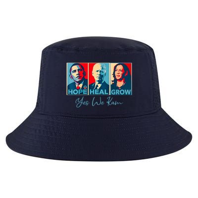 Hope Heal Grow Yes We Kam President Democrat Election Cool Comfort Performance Bucket Hat