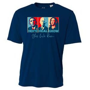 Hope Heal Grow Yes We Kam President Democrat Election Cooling Performance Crew T-Shirt