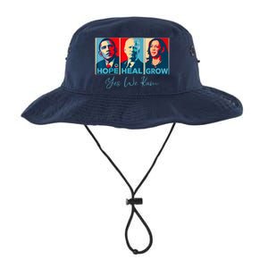 Hope Heal Grow Yes We Kam President Democrat Election Legacy Cool Fit Booney Bucket Hat