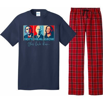 Hope Heal Grow Yes We Kam President Democrat Election Pajama Set