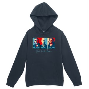 Hope Heal Grow Yes We Kam President Democrat Election Urban Pullover Hoodie