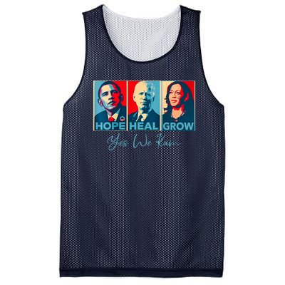 Hope Heal Grow Yes We Kam President Democrat Election Mesh Reversible Basketball Jersey Tank