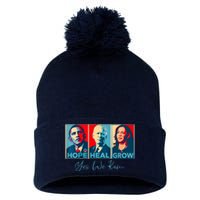 Hope Heal Grow Yes We Kam President Democrat Election Pom Pom 12in Knit Beanie