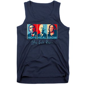 Hope Heal Grow Yes We Kam President Democrat Election Tank Top