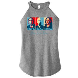 Hope Heal Grow Yes We Kam President Democrat Election Women's Perfect Tri Rocker Tank