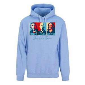 Hope Heal Grow Yes We Kam President Democrat Election Unisex Surf Hoodie