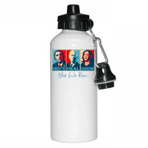 Hope Heal Grow Yes We Kam President Democrat Election Aluminum Water Bottle 