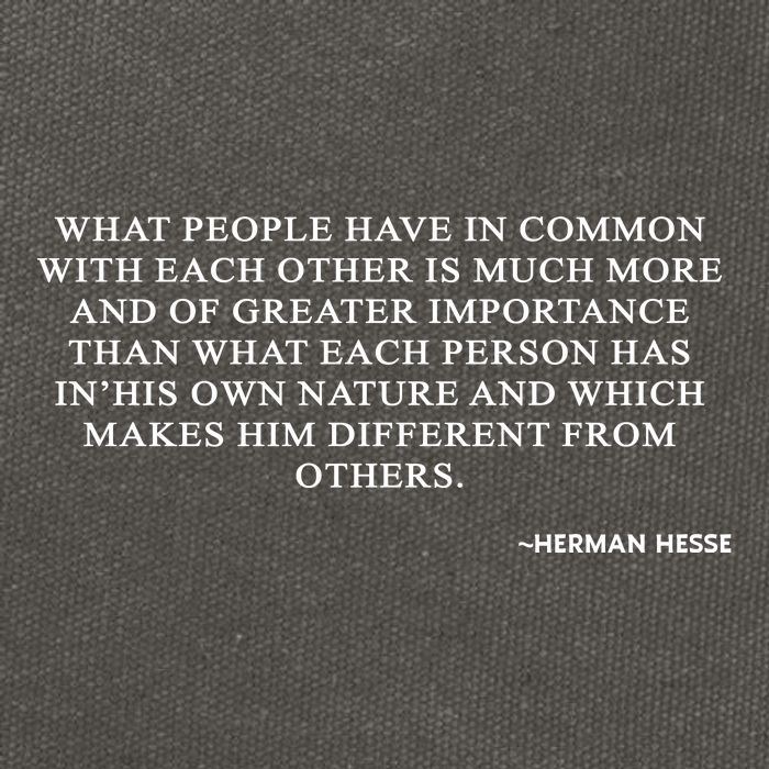 Hermann Hesse Gertrude Book Quote What People Have In Common Cotton Canvas Backpack