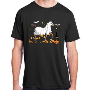 Halloween Horse Ghost Cowboy Western Halloween Adult ChromaSoft Performance T-Shirt