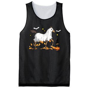 Halloween Horse Ghost Cowboy Western Halloween Mesh Reversible Basketball Jersey Tank