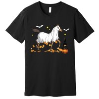 Halloween Horse Ghost Cowboy Western Halloween Premium T-Shirt