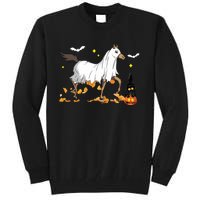 Halloween Horse Ghost Cowboy Western Halloween Tall Sweatshirt