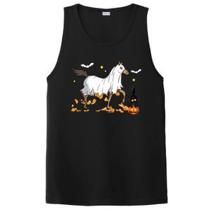 Halloween Horse Ghost Cowboy Western Halloween PosiCharge Competitor Tank