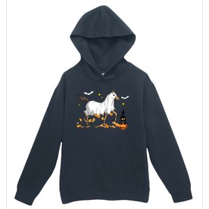 Halloween Horse Ghost Cowboy Western Halloween Urban Pullover Hoodie