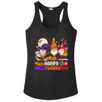 Happy Hallothanksmas Gnomes Halloween Thanksgiving Christmas Ladies PosiCharge Competitor Racerback Tank