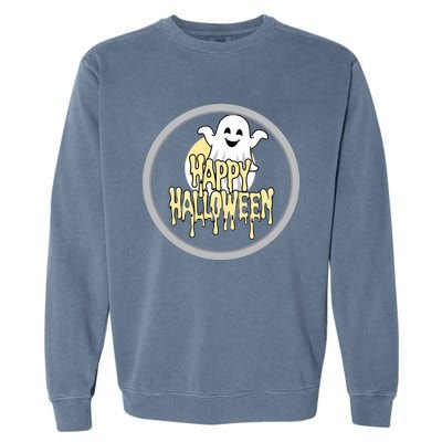 Happy Halloween Ghost Cute And Spooky Garment-Dyed Sweatshirt