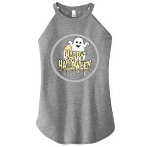 Happy Halloween Ghost Cute And Spooky Women's Perfect Tri Rocker Tank