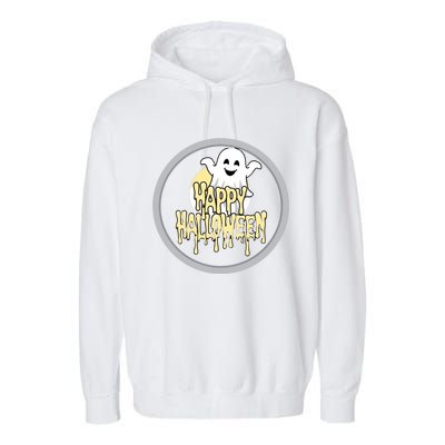 Happy Halloween Ghost Cute And Spooky Garment-Dyed Fleece Hoodie