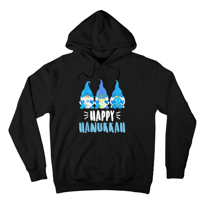 Happy Hanukkah Gnomes Jewish Gnome Lover Chanukah Hoodie