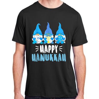 Happy Hanukkah Gnomes Jewish Gnome Lover Chanukah Adult ChromaSoft Performance T-Shirt