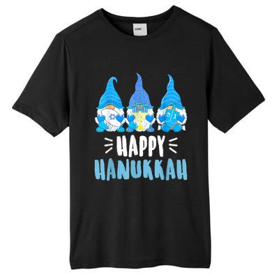 Happy Hanukkah Gnomes Jewish Gnome Lover Chanukah Tall Fusion ChromaSoft Performance T-Shirt