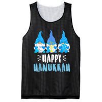 Happy Hanukkah Gnomes Jewish Gnome Lover Chanukah Mesh Reversible Basketball Jersey Tank