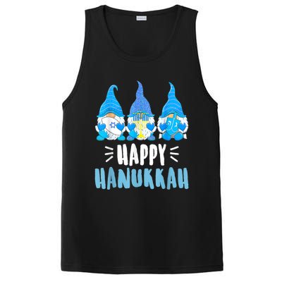 Happy Hanukkah Gnomes Jewish Gnome Lover Chanukah PosiCharge Competitor Tank