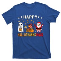 Happy Hallothanksmas Ghost Turkey Pumpkin T-Shirt